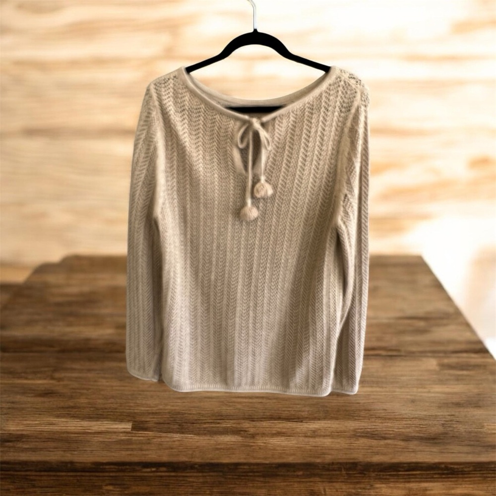 Talbots Beige Knit Women's Sweater
